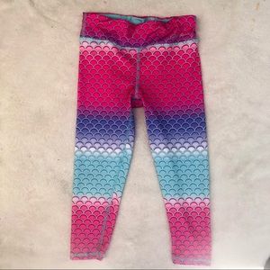Girls size XS 5/6 Eddie Bauer mermaid print leggings